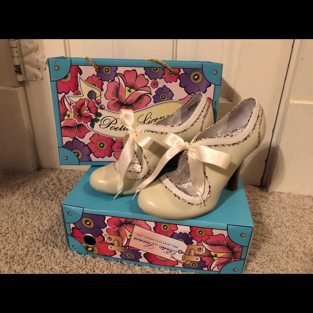 Ivory heels:)
